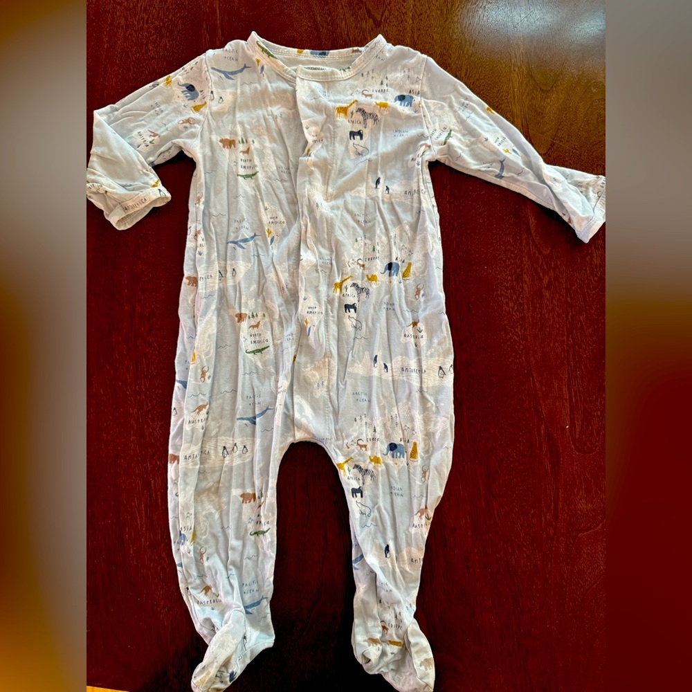 Magnetic Me World Map Countries Pajamas